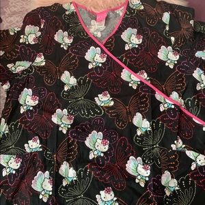 Hello kitty scrub top
